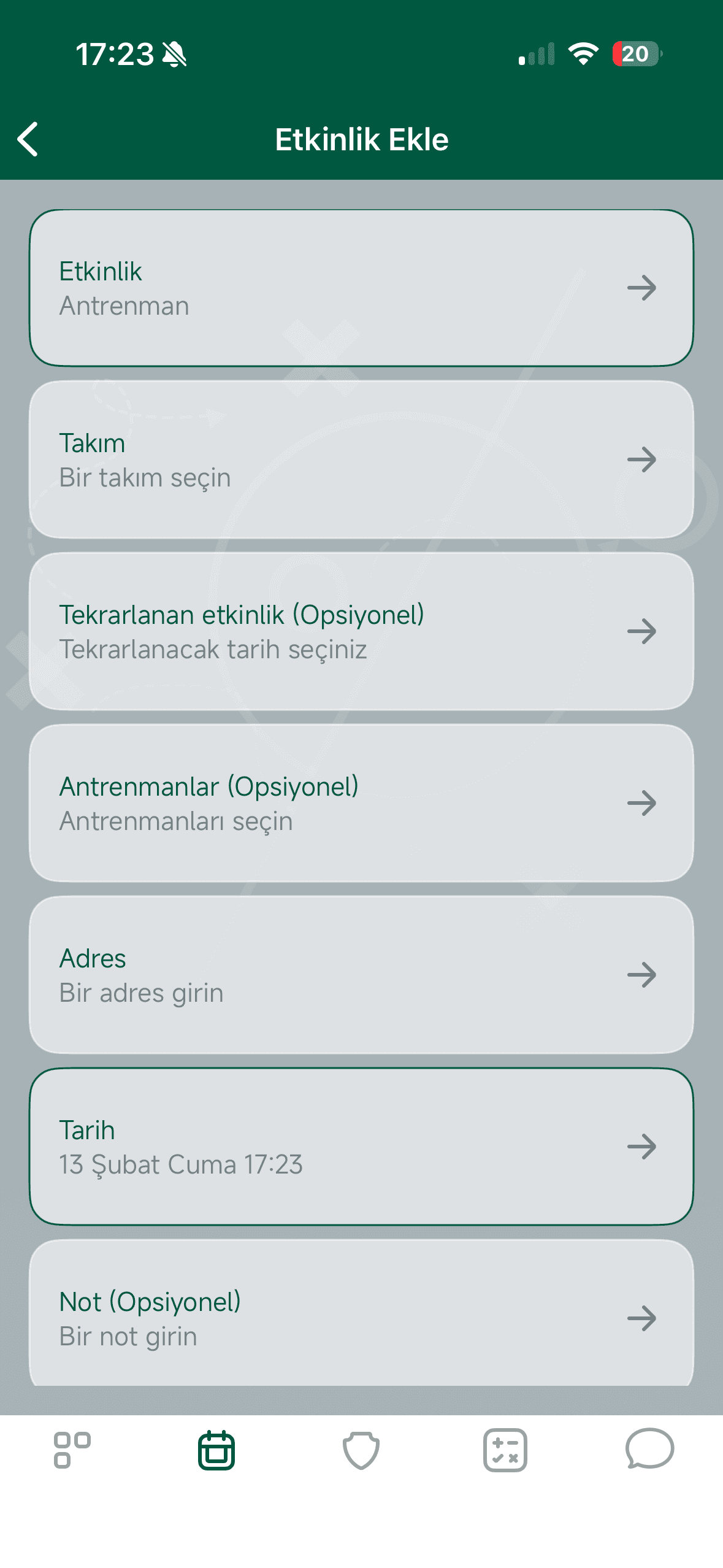 Detayları Doldurun
