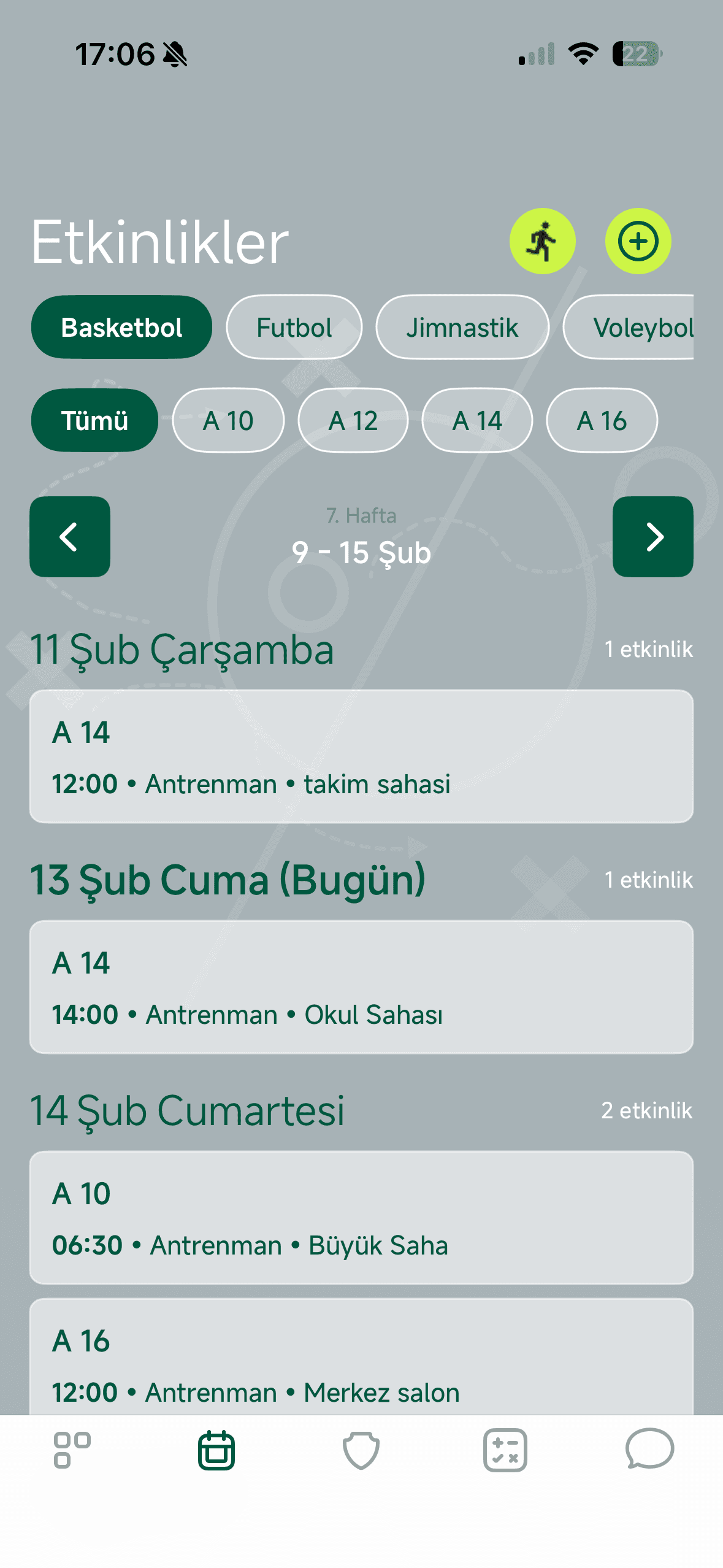Yoklama Ekranını Açın