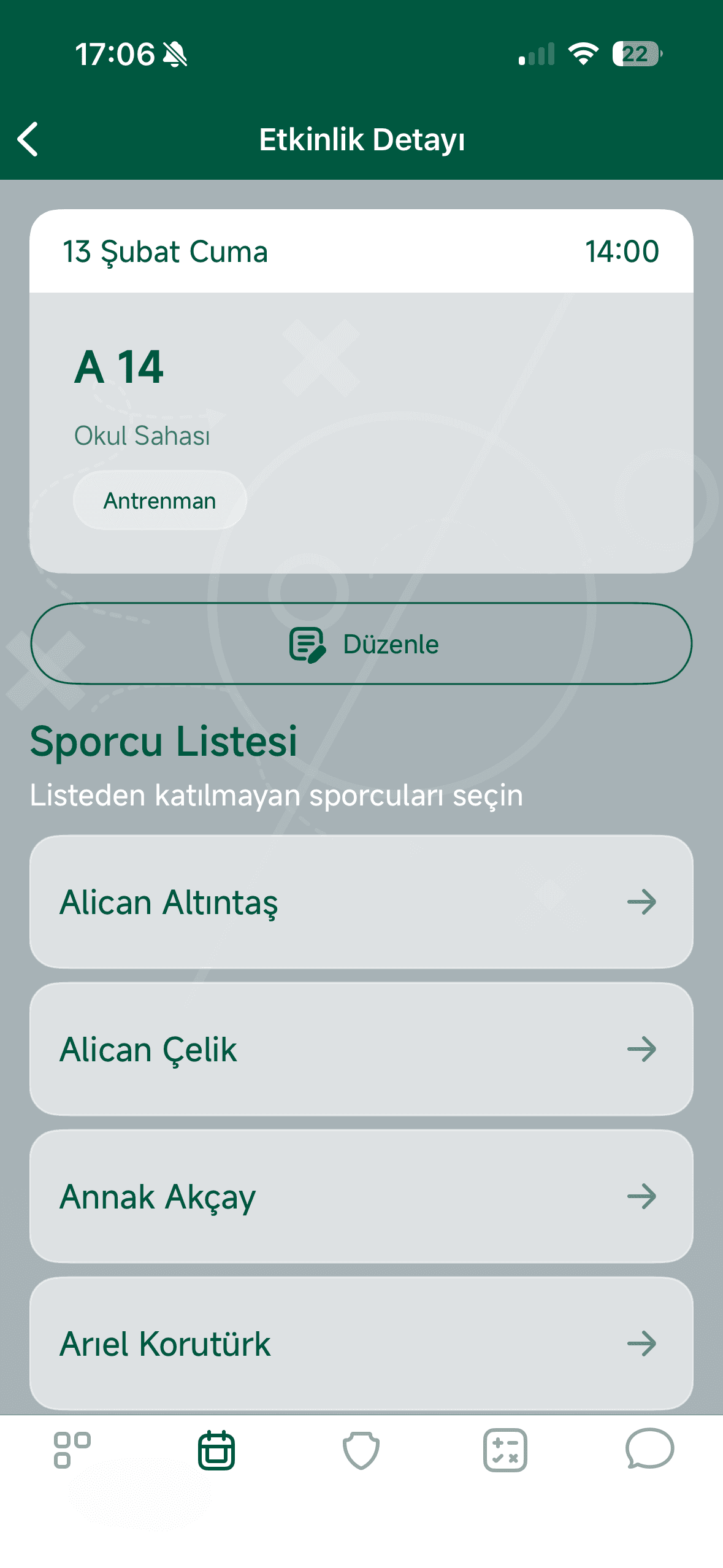 Katılımcıları İşaretleyin