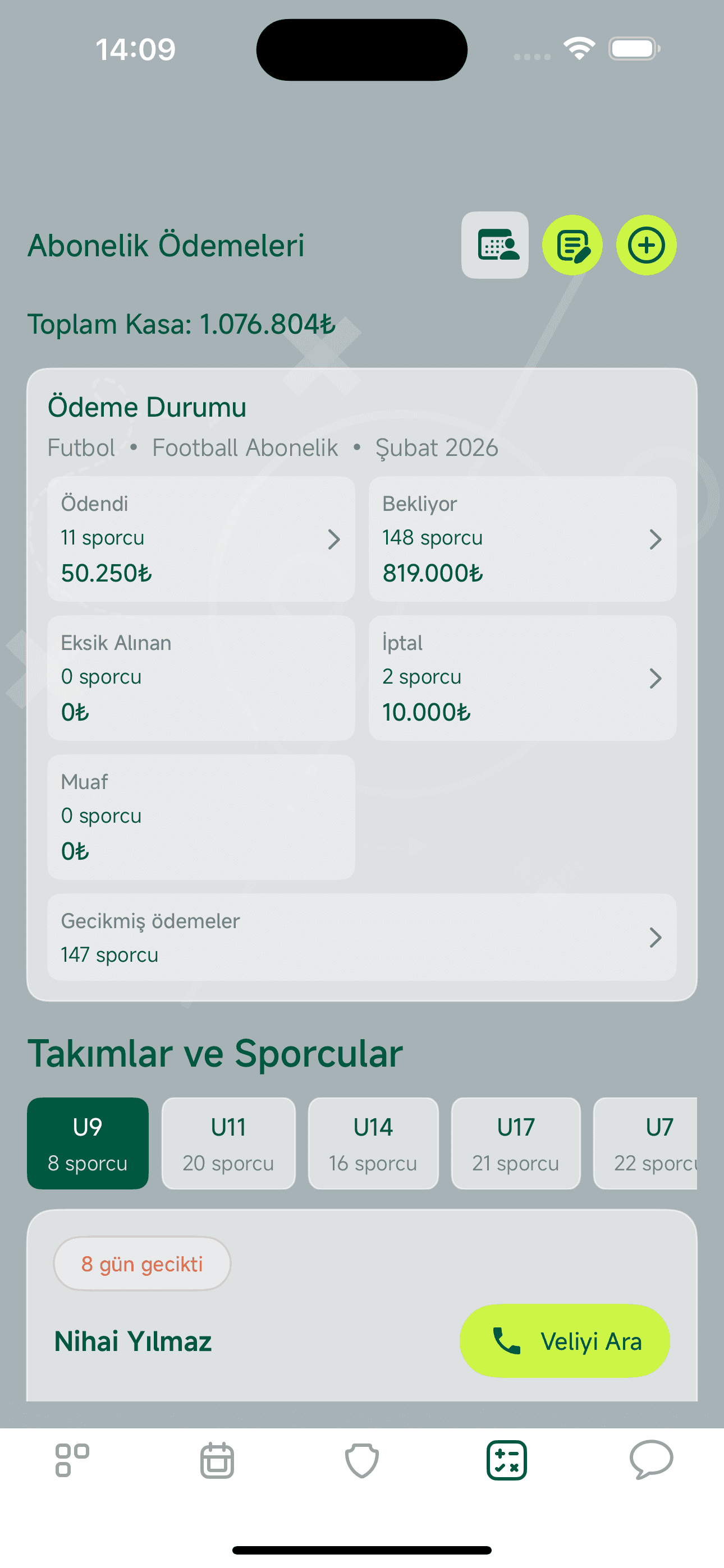 Abonelik Ödemeleri Sayfasını Açın