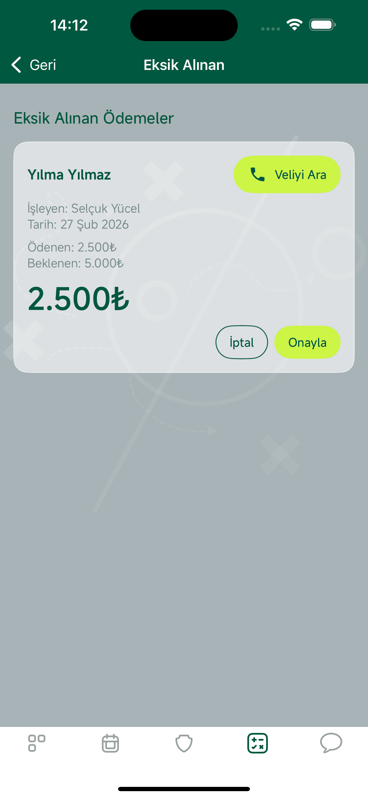 Eksik Alınan Ödemeleri İnceleyin